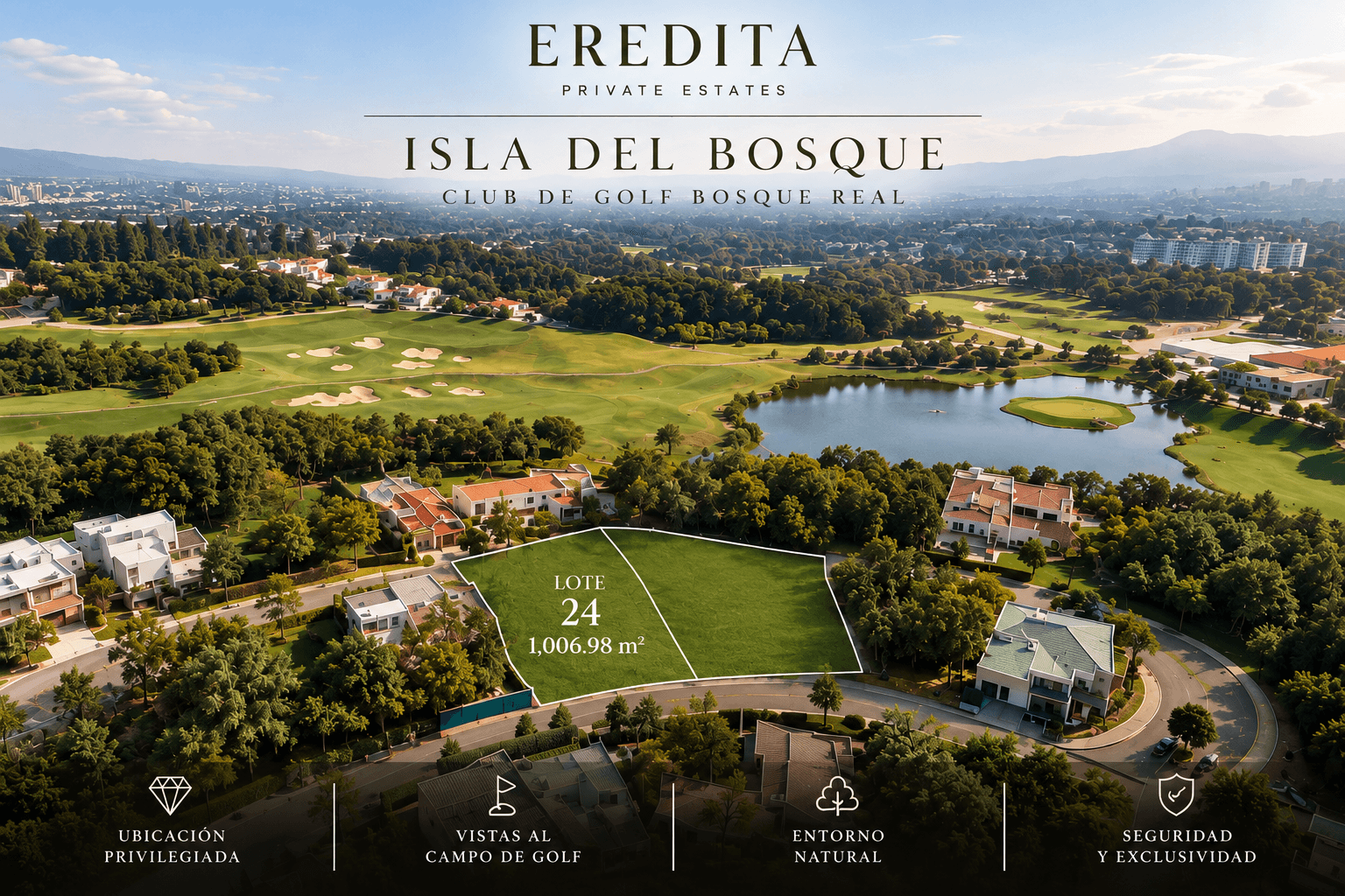 Lote 24 - Isla del Bosque, Bosque Real Country Club